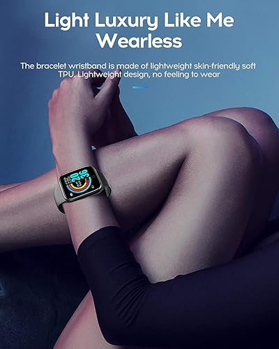 Touch Screen Fitness Watch with Heart Rate Sleep Monitor