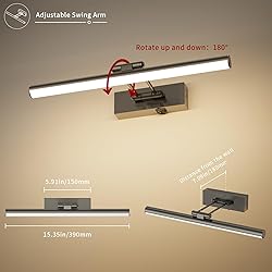 JUSHENG Battery Operated Picture Light with Remote