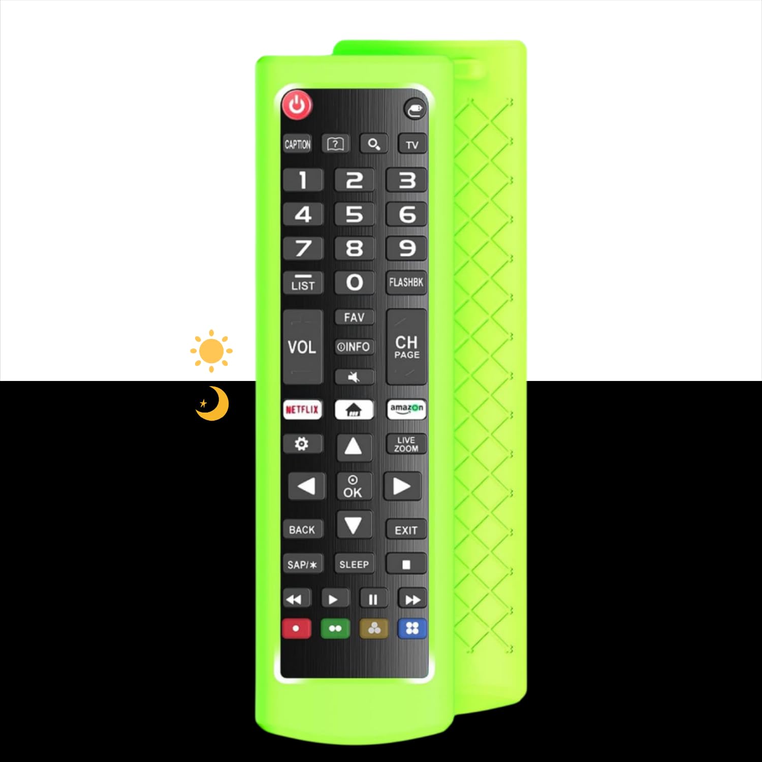 LG TV Remote Cover, Silicone Protective Case for AKB75095307 AKB75375604 AKB74915305, Anti-Slip Skin Sleeve for LCD LED HDTV 3D 4K OLED