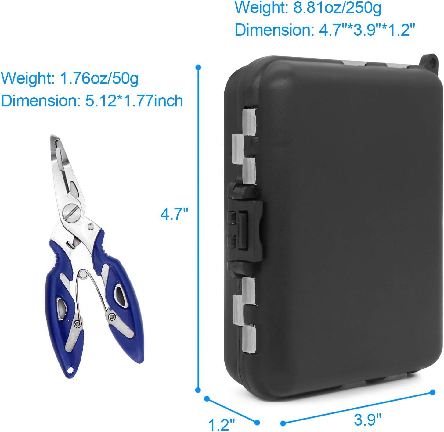 Fishing Accessories Kit【188PCS】 Set with Tackle Box, Including Pliers, Jig Hooks, Bullet Bass Casting, Swivels Snaps, Sinker Sliders, Line Beads, Sinker Weights, Split Rings, Fishing Leaders. : Sports & Outdoors