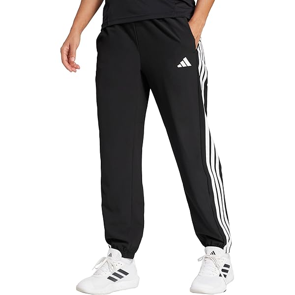 Amazon.com: Adidas Women's Pacer All Gym 3-Stripes Woven Mid Rise