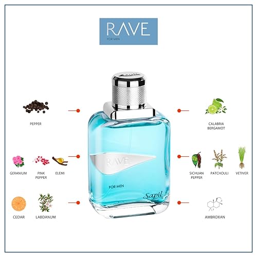Sapil Rave 100 ml Eau De Toilette Men Long-Lasting Dubai