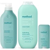 Method Coco Twist, Body Lotion 14 Fl Oz, Deodorant 2.65 Fl Oz, Body Wash 18 Fl Oz (Variety Pack)
