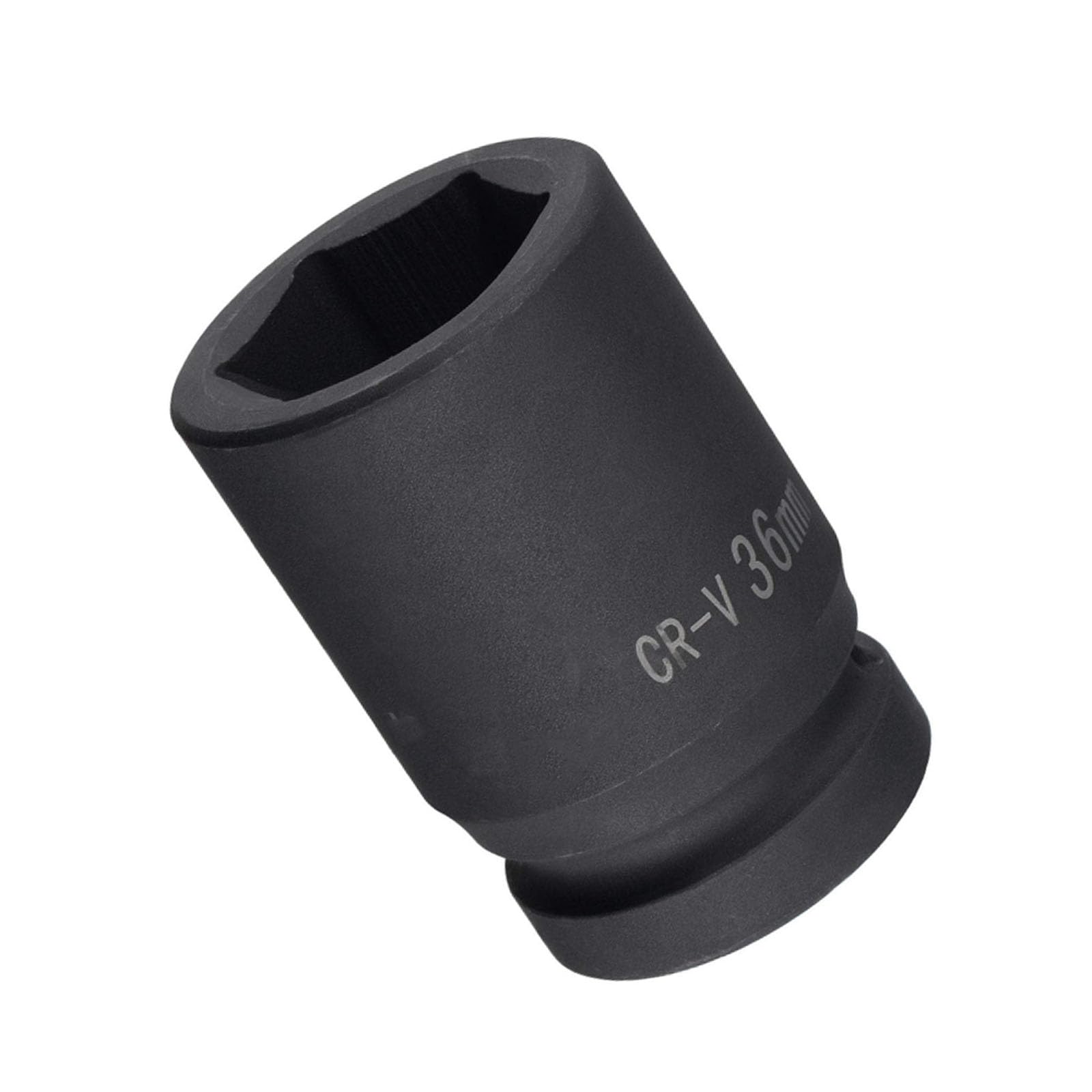 TOP-VIGOR 1 Inch Drive by 36mm 6-Point Impact Socket, Durable Reliable CR-V 80mm Length, Standard Metric Sizes for Home Car Repair