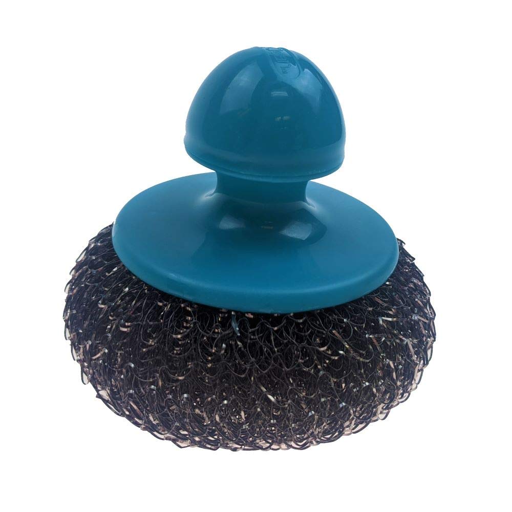 Everclean Heavy Duty Galvanized Steel Scouring Pad with Handsaver