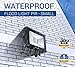 Hyperikon LED Flood Light, 30W=125W, Outdoor Security Lighting, Motion Sensor Exterior Fixture, Super Bright Commercial Light, IP65 Waterproof, UL, Crystal White
