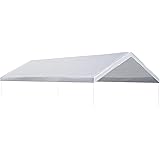 Strong Camel 10 X 20 Feet Carport Replacement Top Canopy Side Wall For Tent Top Garage Carport Shelter Frame Is Not Included With Edge Buy Online In Faroe Islands At Faroe Desertcart Com Productid