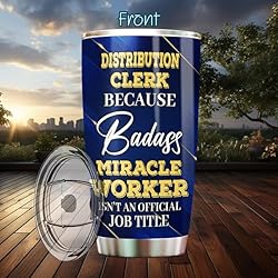 MONIZILUCKY Distribution Clerk Tumbler Stainless