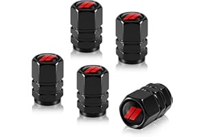 REMOCH 5PCS Tire Valve Stem Caps for Dodge Accessories Durango Charger Challenger Dart Journey Avenger O-Ring Seal Corrosion 