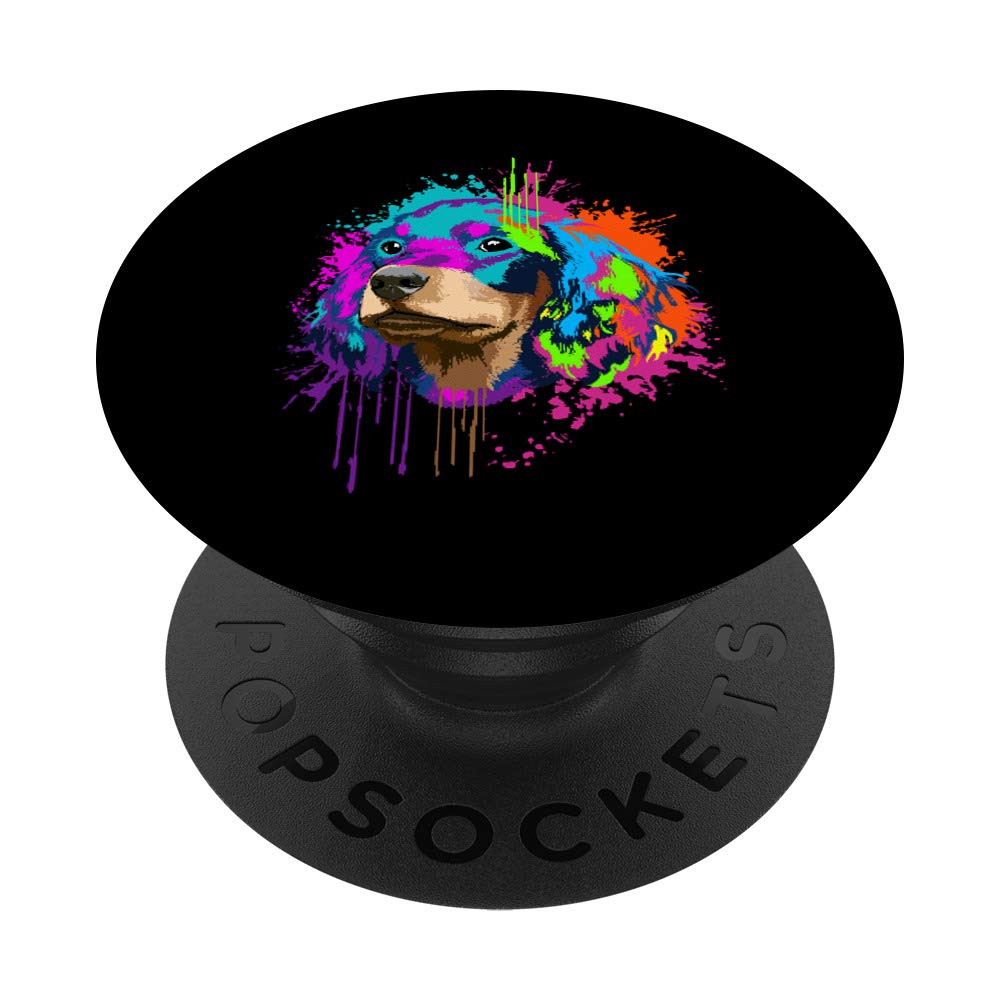 Splash Art Gordon Setter Dog Owner Gift Idea Dog PopSockets PopGrip: Swappable Grip for Phones & Tablets