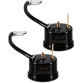 2HP 1500W Compressor Overload Protector for Air Conditioner &amp; Dehumidifier | Universal Thermal Overload Protector, 2Pcs for Air Conditioner Systems, Help Support Stable Operation