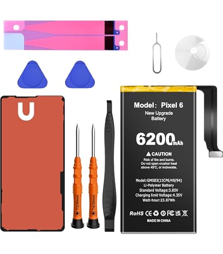 Kit De Remplacement Batterie Pour Google Pixel 6 Pro - 5003mAh + Outils - NEUF - Origine Chine