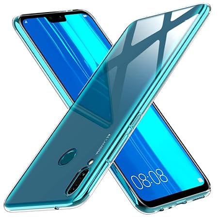 Peakally Huawei Y9 2019 Hülle, Soft Silikon Dünn Transparent Hüllen [Kratzfest] [Anti Slip] Durchsichtige TPU Schutzhülle Cas