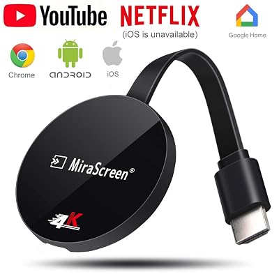 4K WiFi Display Dongle TV cast Wireless HDMI Adapter 4K&amp;amp;amp;1080P TV Receiver Adapter Streaming Media Player Airplay Dongle Mirroring Screen