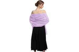 HOTSHAWL Chiffon Shawls and Wraps for Evening Dresses Women Elegant Soft Scarf Bridal Scarve Wedding Stole