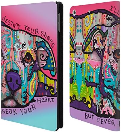 Official Dean Russo Never Break Your Heart Dogs 2 Leather Book Wallet Case Cover For Apple iPad mini 4
