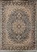 Feraghan/New City Traditional Isfahan Wool Persian Area Rug, 9 x 12, Light Blue/Silver