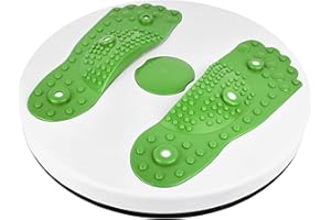 H H&J HUAJIAN Waist Whisper Disc Twister Board Body Twister Waist Twister Body Shaping Rotating Board for Women's Twisting Sports Equipment Aerobic Exercise Foot Massage