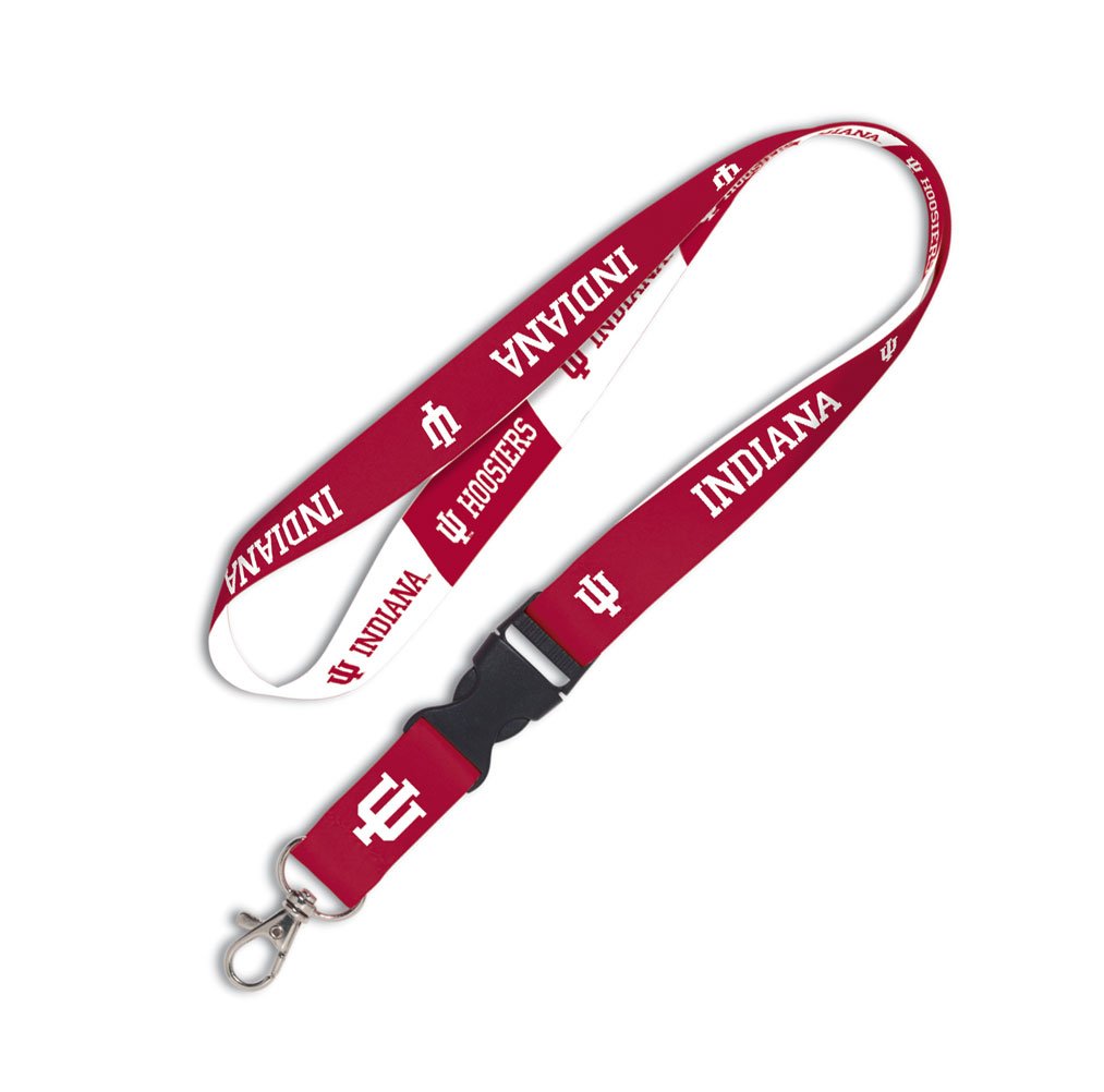 NCAA Indiana Hoosiers Lanyard with Detachable Buckle 1 Inch