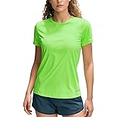 Zengjo Women's Short Sleeve Running Shirts UPF 50+ Sun Protection SPF Quick Dry Athletic Workout T-Shirts