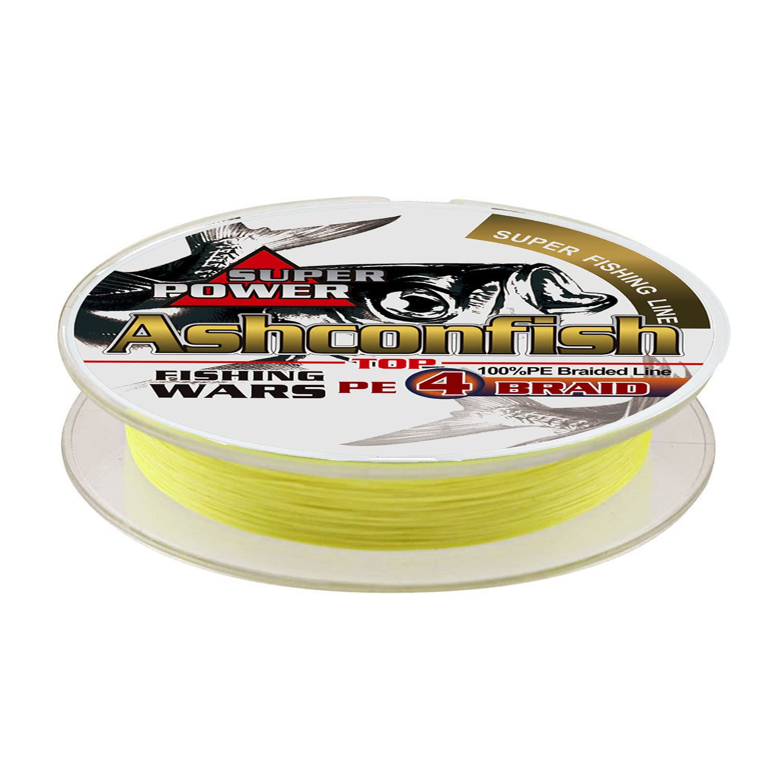 Ashconfish ライン 釣り糸 X4 150m 単色 マルチカラー 4本編み 0.4号~10号 各号選択可の商品画像