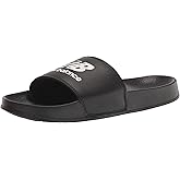 New Balance Unisex-adult 50 V1 Slide Sandal,Nb Navy/Cosmic Pineapple/Heritage Blue,Men 12 / Women 13.5