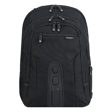 Targus TBB013AP-71 Spruce Ecosmart 15.6-inch Backpack Made from Recycled Material (Black)