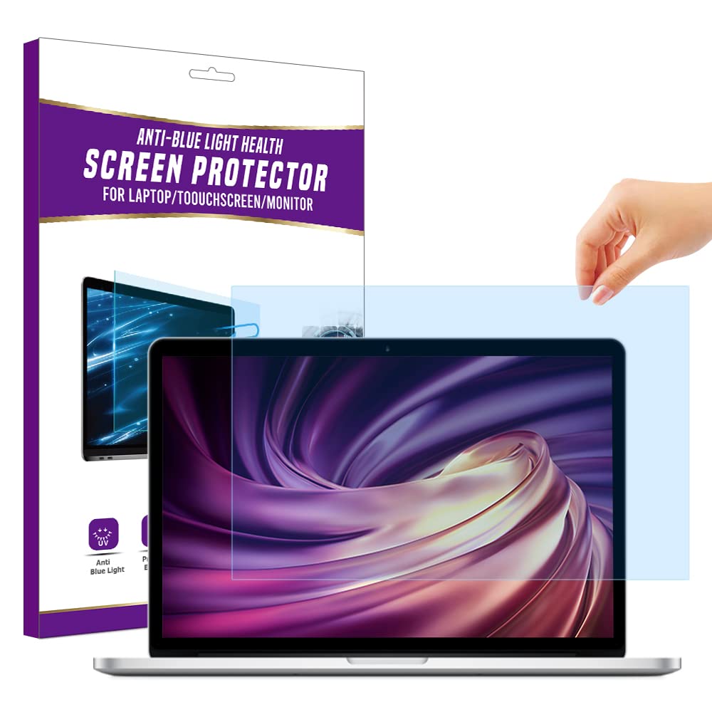 AiMok Removable 17.3 Inch Premium Anti Blue Light Filter, Eye Protection Blue Light Blocking & Anti-Glare Screen Protector for PC Laptop (17.3" 16:9)