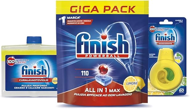 Finish - Pastillas para lavavajillas – 2500 g: Amazon.es: Salud y cuidado personal