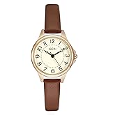 TOOCAT Women Wrist Watch Mini Ultra-Thin Elegant Simple Quartz Watches with Leather Strap 30M Waterproof Analog Watches for Females Students Ladies