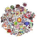 Naisidier 200pcs Car Decals Vinyl's Bumper Stickers Graffiti Decals for Personalize Laptops, Skateboards, Luggage, Cars, Bumpers, Bikes, Bicycles - Random Sticker Pack