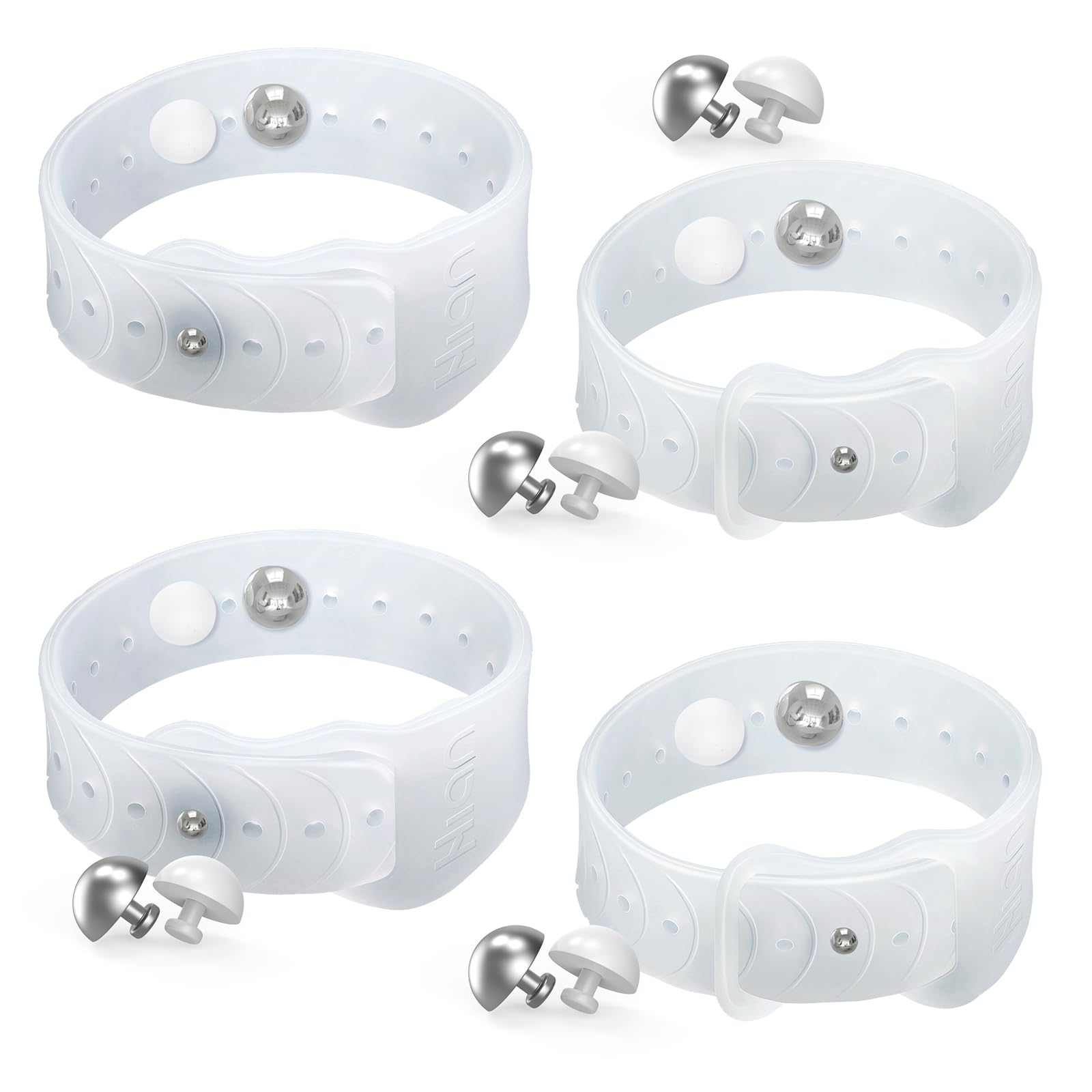 Photo 1 of Motion Sickness Bracelets Sea Sickness Wristbands for Motion Sickness/Morning Sickness/Pregnancy Nausea Anti Nausea Wristband Acupressure Nausea Bands Motion Sickness Bands?2Pairs Transparent?