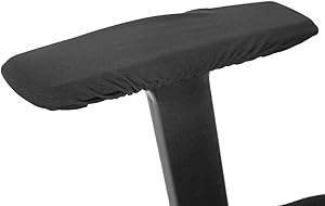 Yosoo Health Gear 1 Pair Office Computer Chair Arm Covers, Office Desk Chair Armrest Slipcovers, Removable Elastic Protector Office Armchair Cover for Work Station Desk Chair Rotating Chair(Black)