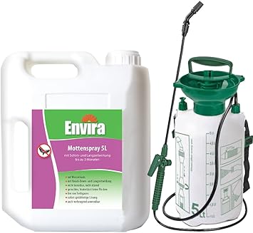 ENVIRA Antimottenspray 5Ltr + 5Ltr Drucksprüher