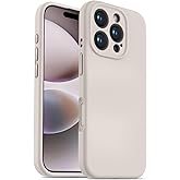 OTOFLY Designed for iPhone 16 Pro Case,[Camera Control Button Coverage][12FT Military-Grade Protection] Silicone Shockproof Slim Cover Women Men 16 Pro Phone Case 6.3 inch, Gravel White