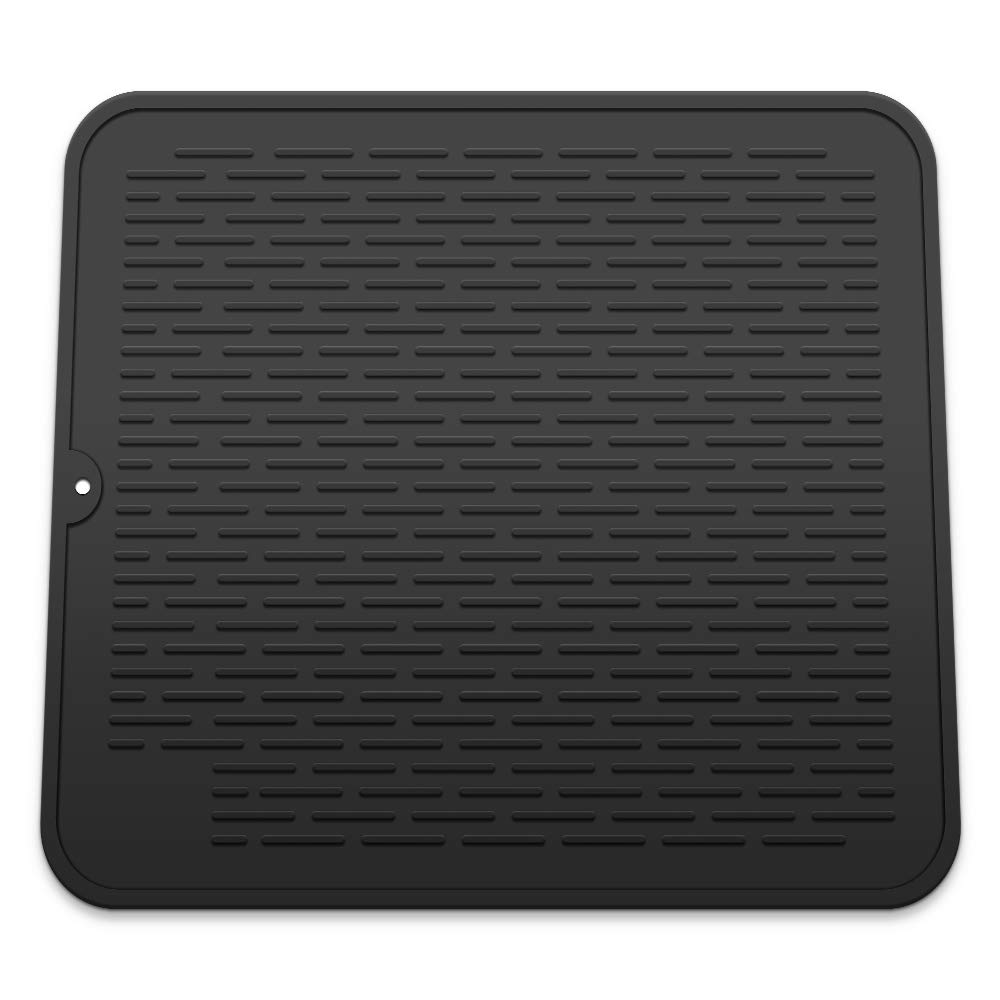 Best dish mat drying kitchen mat black 16×18