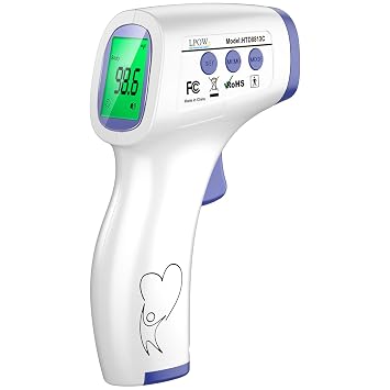 Contactless Infrared Forehead Thermometer With Lcd Display Digital Laser Temperature Tool Industrial Scientific Temperature Humidity