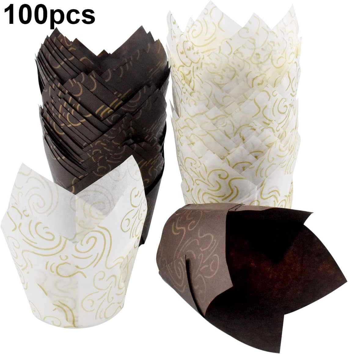 fodera per cupcake per la doccia nuziale