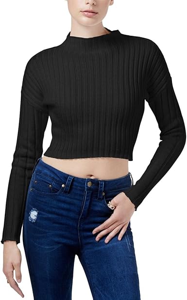 guess long sleeve crop top