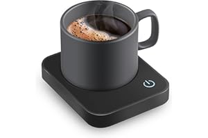 VOBAGA Coffee Mug Warmer, Electric Coffee Warmer for Office Desk Accessories with Auto Shut Off, 3 Temperature Setting Smart Cup Warmer for Heating Coffee, Beverage, Milk and Tea (No Mug)
