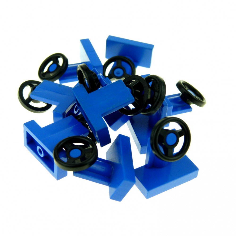 10 x LEGO Steering Wheels Small Blue 3829 LEGO Steering Wheel B32