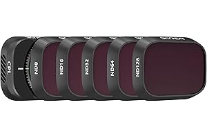 SKYREAT ND Filters Set for DJI Mini 3 / Mini 3 Pro Accessories,6 Pack-(CPL, ND8, ND16, ND32, ND64,ND128) (Plastic Version)