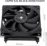 Thermalright AXP90-X36 Black Low Profile CPU Cooler 36mm Height AM4 AM5 LGA1700 view 6