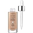 L'Oreal Paris True Match Nude Hyaluronic Tinted Serum Foundation with 1% Hyaluronic acid, Light-Medium 3-4, 1 fl. oz.