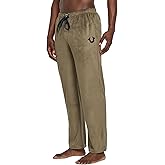 True Religion Mens Pajama Pants Mens PJ Pants Fuzzy Lounge Pant Soft Fleece Pant