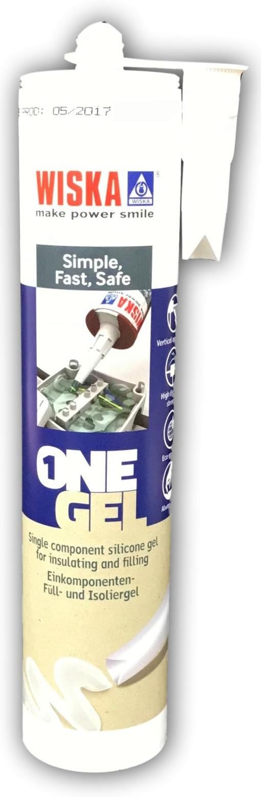 WISKA Onegel Transparent Silicone Gel 300ml Electrical Sealant
