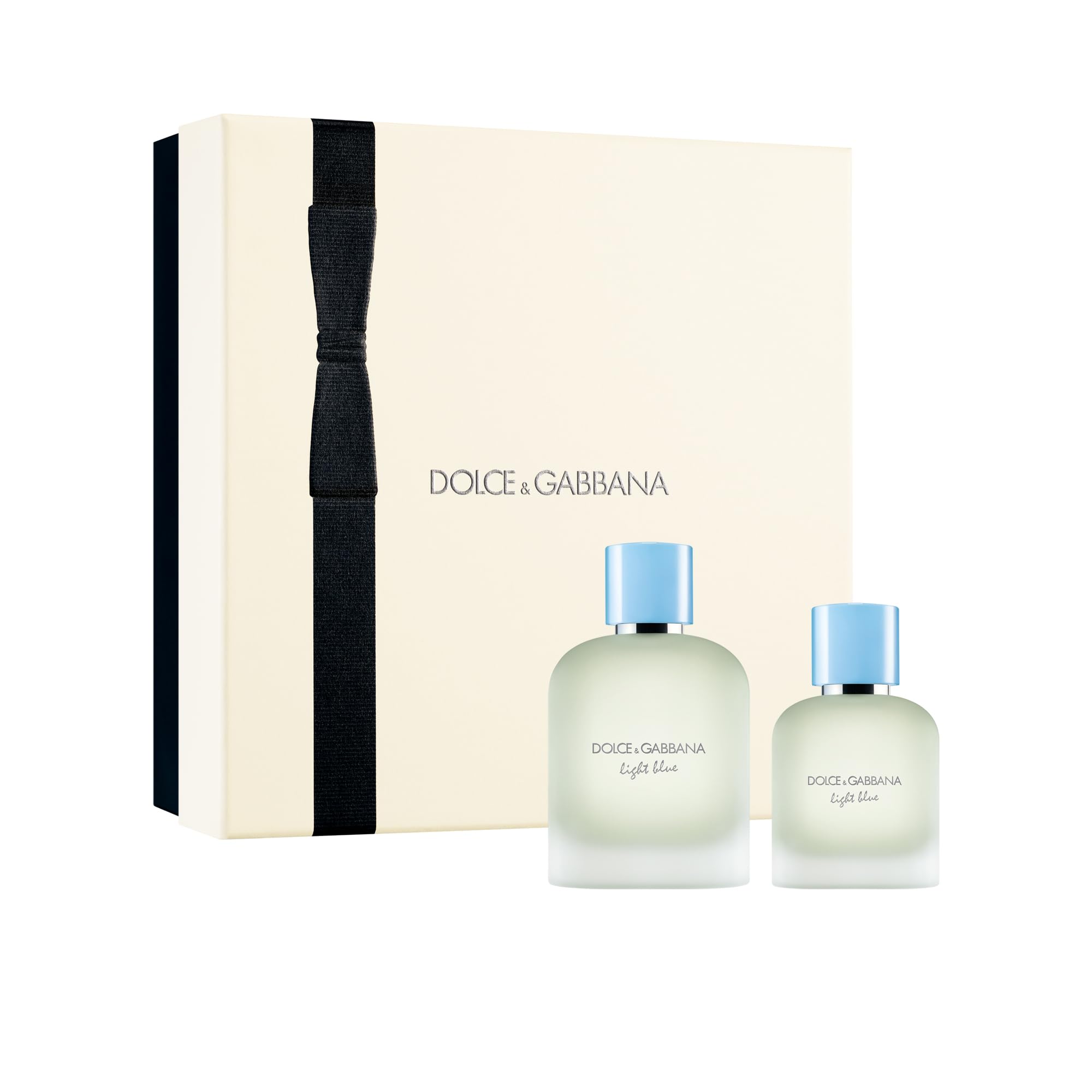 Dolce&Gabbana New Light Blue Giftset for Men, Eau de Toilette Spray 100ml / 3.3 fl.oz, Eau de Toilette Spray 50ml / 1.7 fl.oz Image
