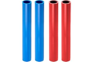 SUPPLYGIANT 1/2" x 2 Ft PEX-B Tube Stick, Pack of 2 Red and 2 Blue Pex Tubing for Potable Water Line Hot Water Plumbing, for Indoor/Outdoor Use
