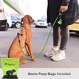 Taglory Rope Dog Lead with Padded Handle 1.0 cm Reflective Green 1.2 m view 2