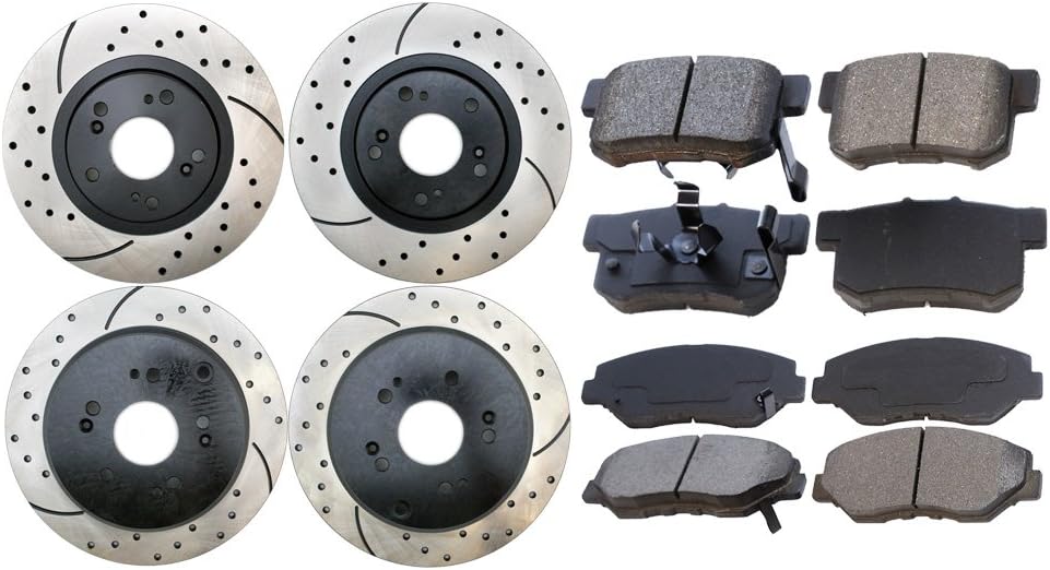 Bp81032020102 Fba Tovasty Rear Premium Ceramic Disc Brake Pad Set Hardware Clips For Mazda 5 07 2007 08 2008 09 2009 10 2010 11 2011 12 2012 13 2013 14 2014 15 2015 16 2016 17 2017 Brake Pads Mishavig Automotive